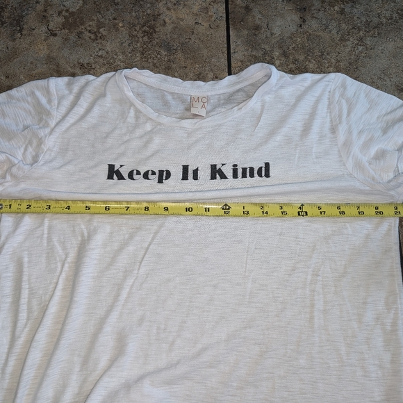 MCLA Keep it Kind Ladies Large Sheer Top - Picture 4 of 7
